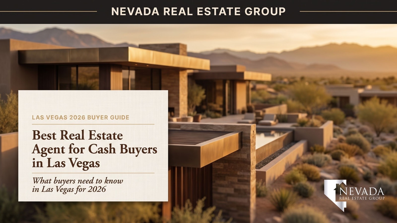 Nevada buyer and agent finalizing an offer with earnest money at closing 2026